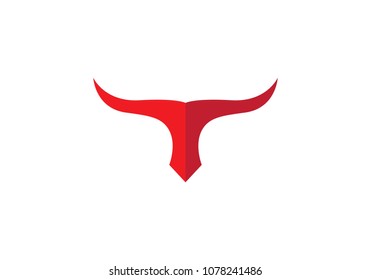 Bull Logo Template vector icon illustration