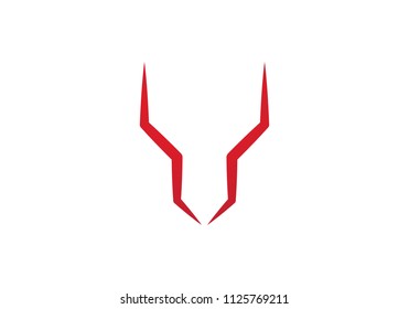 Bull Logo Template vector icon illustration