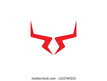 Bull Logo Template vector icon illustration