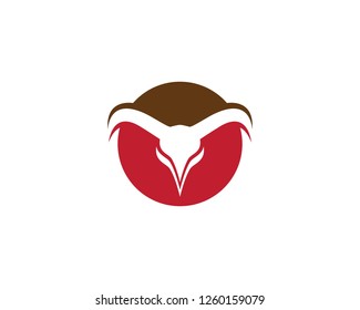 Bull logo template vector icon