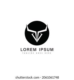 Bull Logo Template vector icon illustration
