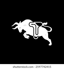 The bull logo is typically designed with a strong, masculine, and energetic appearance. The sturdy shape of the bull and dynamic movement are often used to express physical and mental strength.