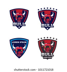 Bull logo vector