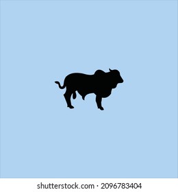 plantilla abstracta del vector del logotipo del toro