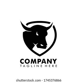 Bull Logo Vector Design Animal Business