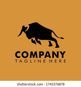 Bull Logo Vector Design Animal Business