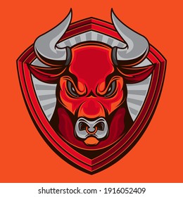 vector de logotipo de toro, vector EPS 10