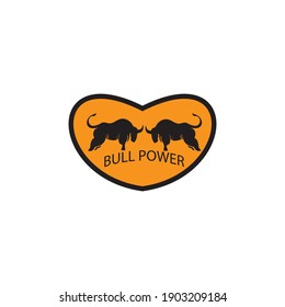 bull logo vector icon design concept illustration