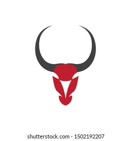 Bull Logo vector icon illustration
