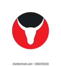 Bull Logo vector icon illustration