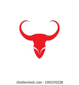 Bull Logo vector icon illustration