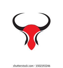 Bull Logo vector icon illustration