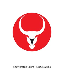 Bull Logo vector icon illustration