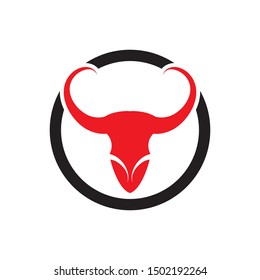 Bull Logo vector icon illustration