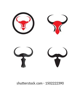 Bull Logo vector icon illustration