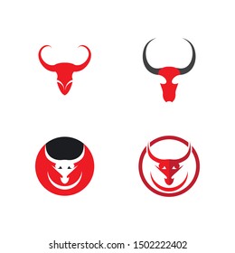 Bull Logo vector icon illustration