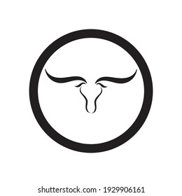 Bulle Logo, Vektorsymbol-Design-Vorlage