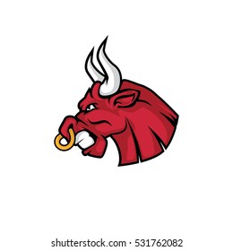 Bull Logo Vector Illustration