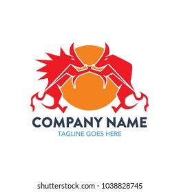 bull logo. vector illustration. editable