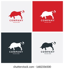 Bull logo vector suitable for your company