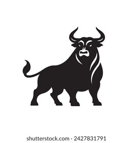 bull logo vector template, bull logo vector elements, bull vector illustration