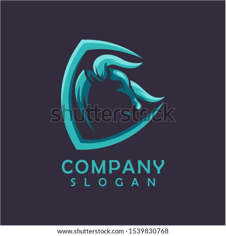 bull logo vector, template, illustration