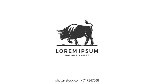 A bull logo vector, toro