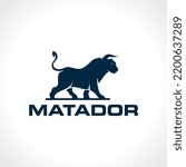 bull logo vector toro template for your business	
