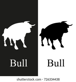 Bull logo for web design