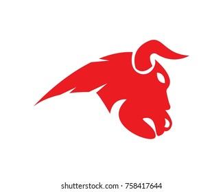 Bull Logos Symbols Stock Vector (Royalty Free) 758417644