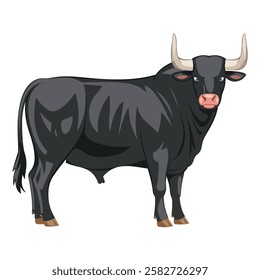 Bull Male Farm Animal Beef Cattle Breed Icon