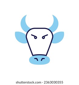 Bull Market related vector icon. Isolated on white background. Vector illustration