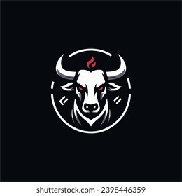 Bull mascot, emblem and symbol logo design inspiration 