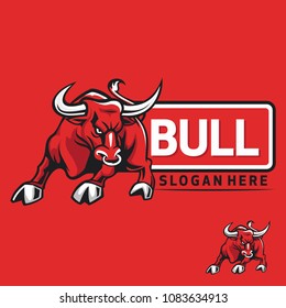 Bull Mascot Logo