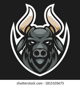 Bull Mascot Logo Vector illustration