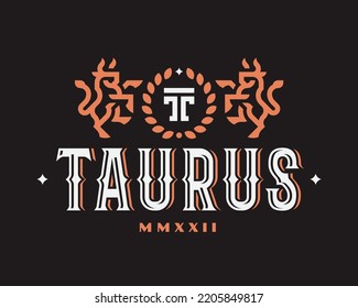 Bull modern logo, emblem design editable for your business.Taurus vector illustration.