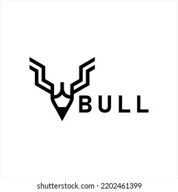 Bull Pen Symbol Logo Design Vector Stock Vector (Royalty Free ...