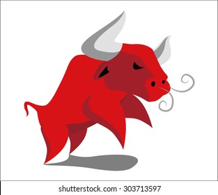 bull red
