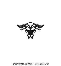 Bull representing Taurus zodiac sign or just a sharp vector graphic for general use, logo design inspiration