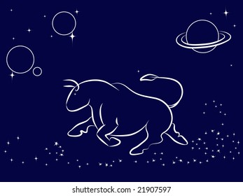 Bull runs on the celestial sphere