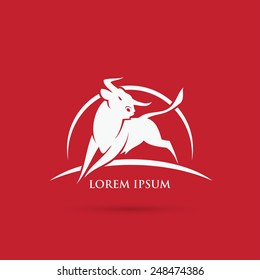 Bull sign - vector illustration