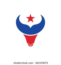 Bull sign - vector illustration
