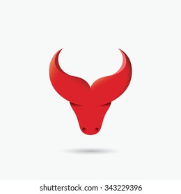 Bull sign - vector illustration