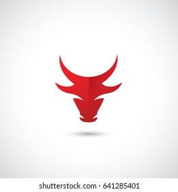 Bull sign - vector illustration