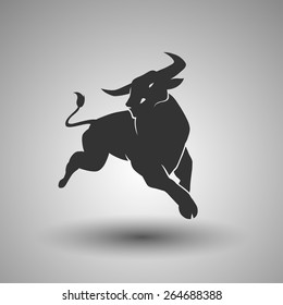 Bull silhouette 