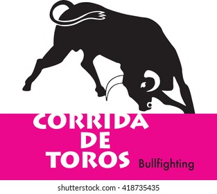 Bull silhouette (Corrida)