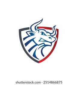 Logotipo Bull Single Shield Head