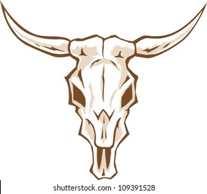 Bull skull