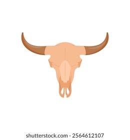 Bull Skull, African Symbols Illustration