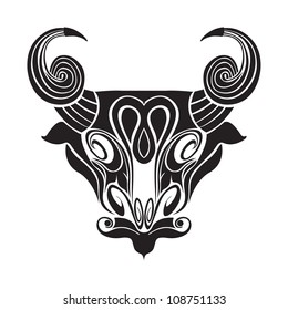 Bull stencil
